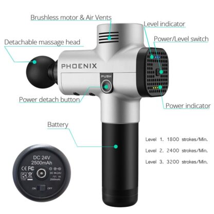 Phoenix A2 Massage Gun - gi musklene dine en belønning - Bilde 8