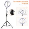 26cm LED Ring med stativ - Bilde 3