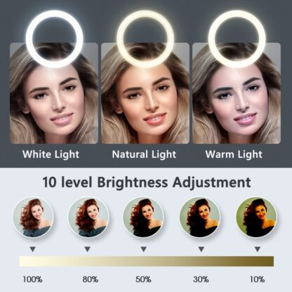 Selfie Ring - ta bedre bilder og videoer.  TikTok, Youtube og Streaming - Bilde 2